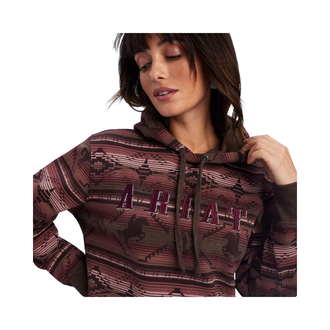 Ariat Women's REAL Allover Print Hoodie