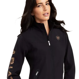 Ariat Women's Team Logo Black Leopard Jacket