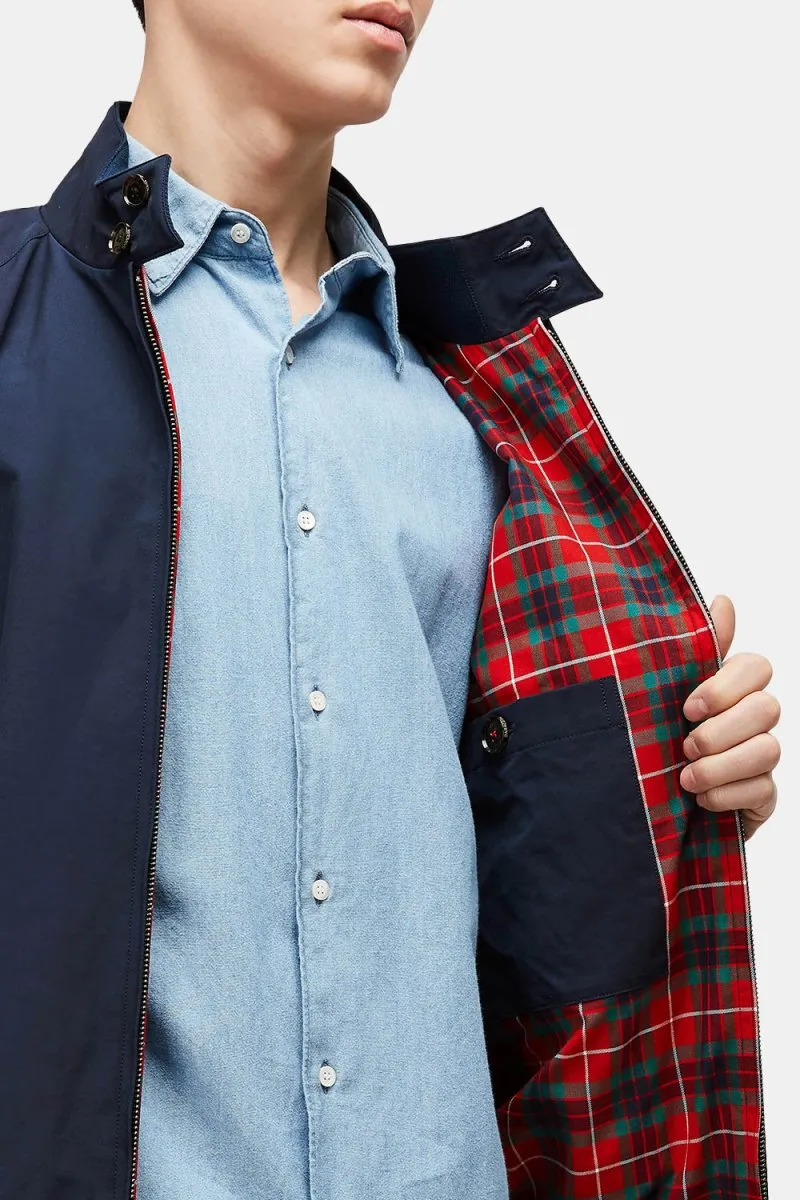 Baracuta G9 Classic Cotton-Blend Harrington Jacket (Classic Navy)