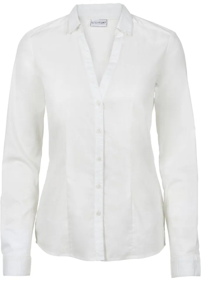 Bodyflirt stretch blouse, white