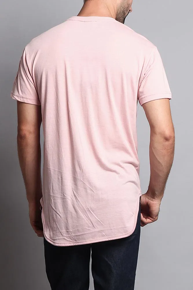 Flight MA-1 Long Length Curved Hem T-Shirt