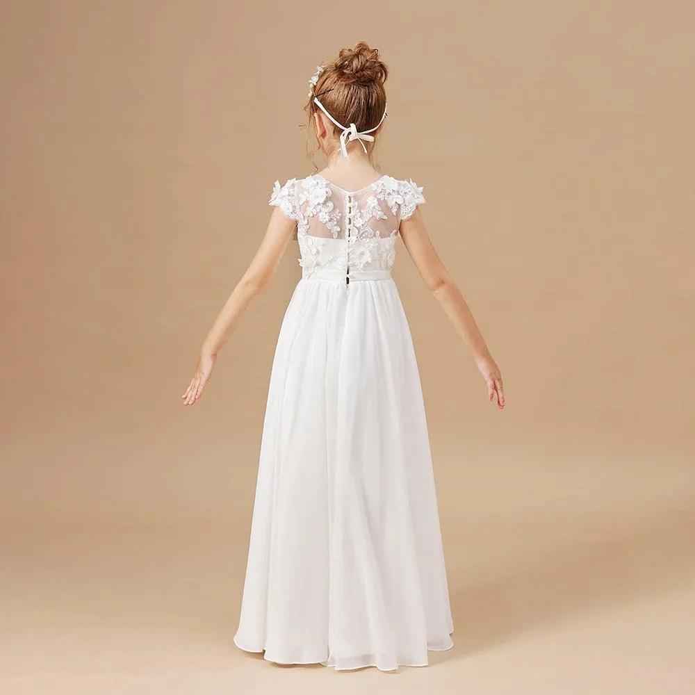 Flower Girl Pageant Elegant Dress