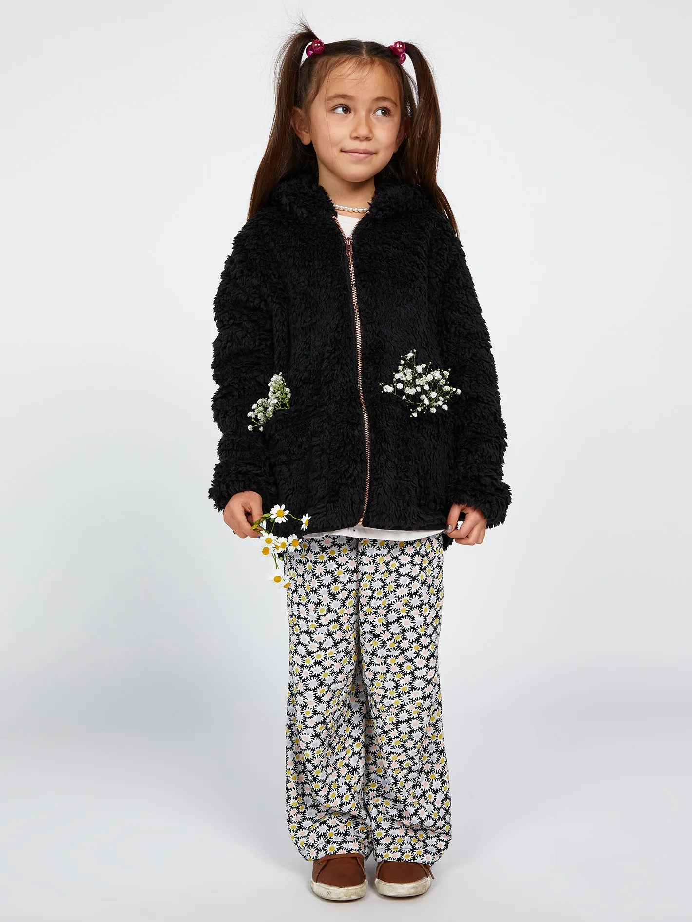 Girls Lived In Lounge Phuz Zip Up Jacket - Black