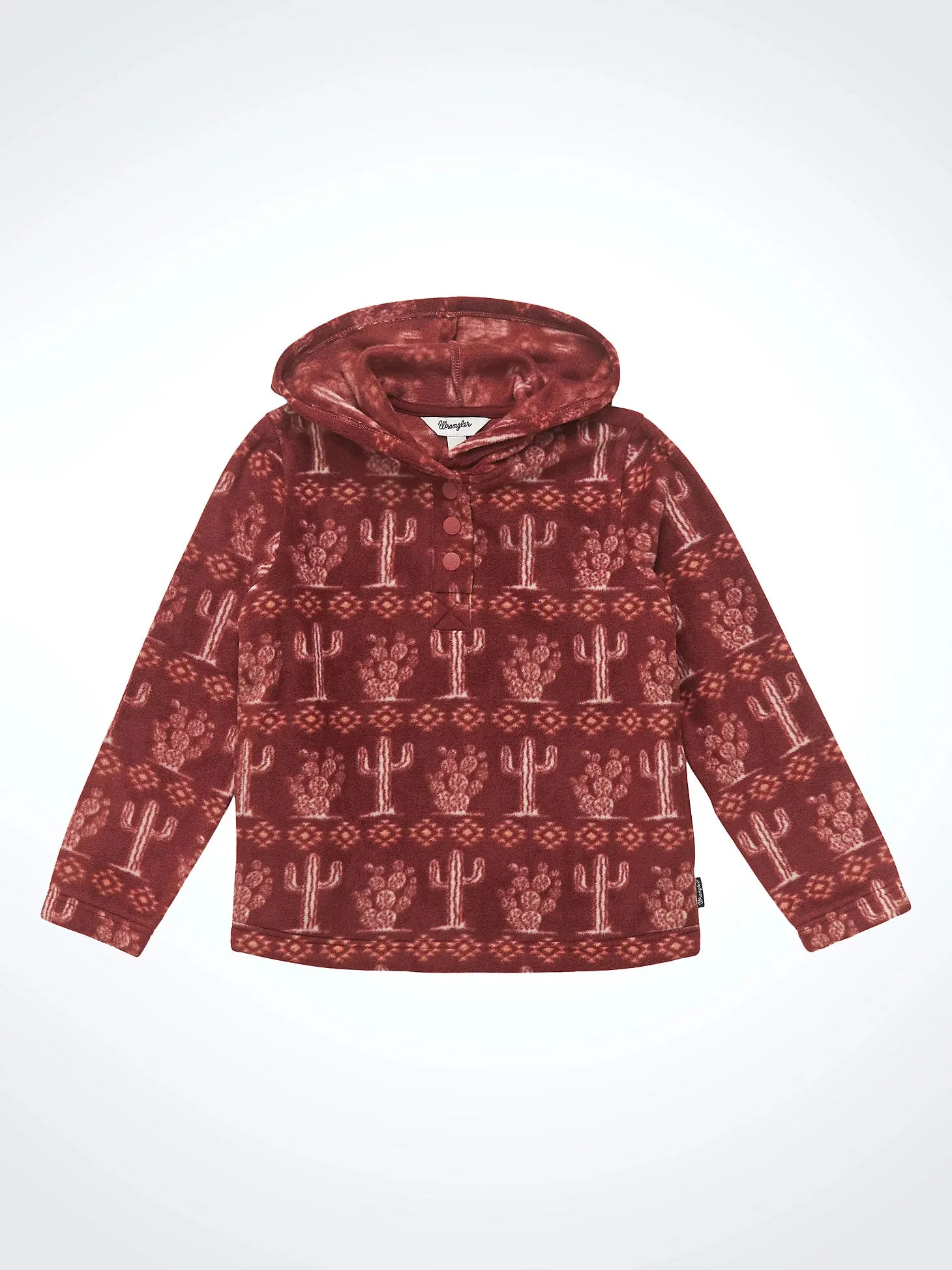 Girl's Wrangler Cactus Print Hoodie