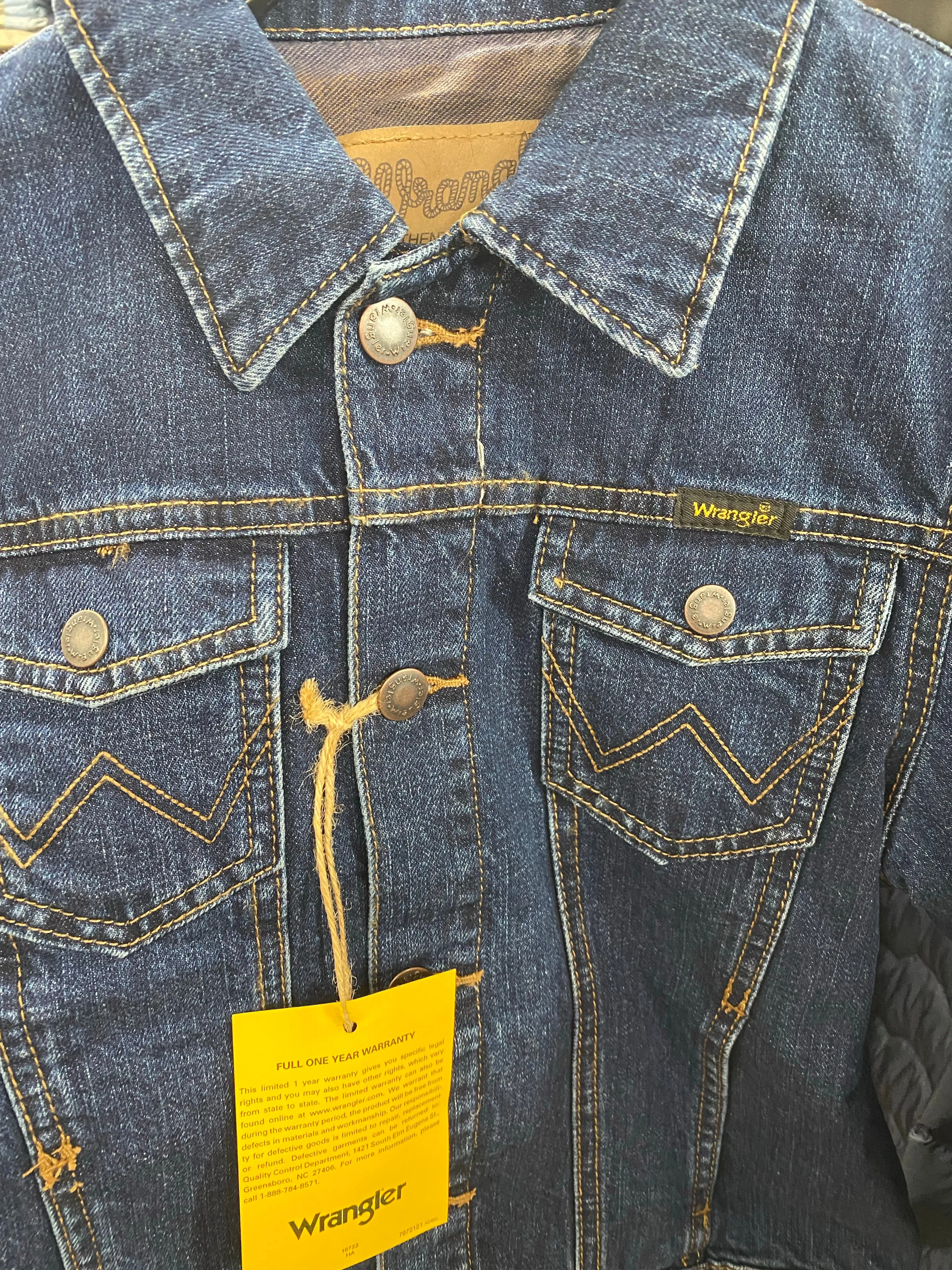 Kid's Wrangler Denim Lined Denim Jacket