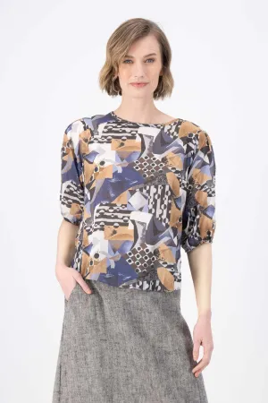 Mezclar Blouse in Seersucker