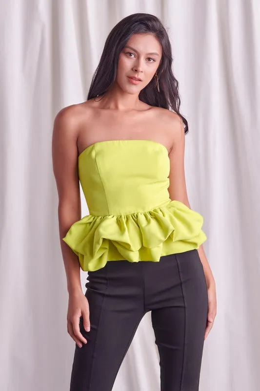 Off Shoulder Ruffle Top   *Online Only*