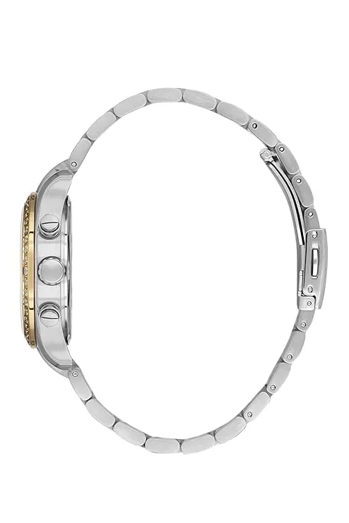 Santa Barbara Polo & Racquet Club Sliver Dial Quartz Women's Watch - SB.1.10579-3